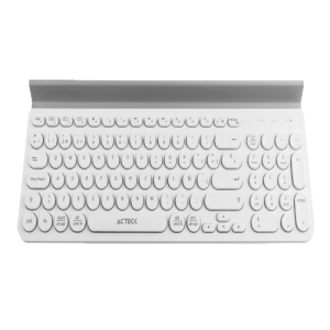 Teclado Acteck Inspire Comp Ti Inal Mbrico Bluetooth Usb Blanco