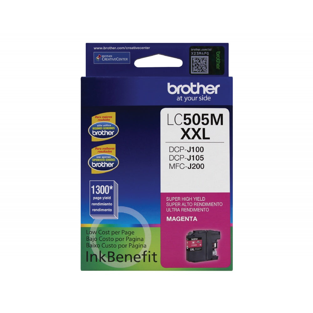 Cartucho Brother LC-505M Magenta, 1300 Páginas