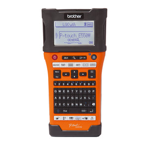 Brother Rotulador P-touch PT-E550W, Transferencia Térmica, 180 x 360 DPI, Negro/Naranja