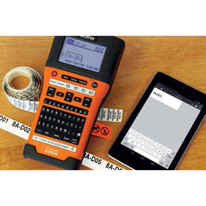 Brother Rotulador P-touch PT-E550W, Transferencia Térmica, 180 x 360 DPI, Negro/Naranja