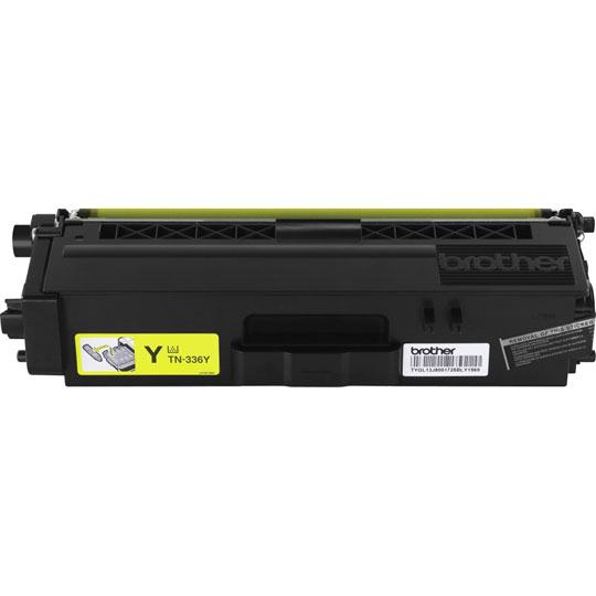 Tóner Brother TN-339Y Super Alto Rendimiento Amarillo, 6.000 Páginas