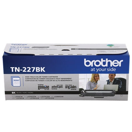 Tóner Brother TN-227BK Alto Rendimiento Negro, 3.000 Páginas