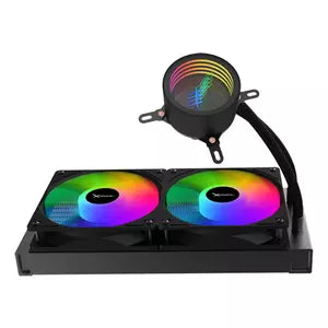 Xzeal XZ410 Enfriamiento Líquido para CPU, 2x 120mm, hasta 2000RPM, Negro