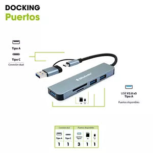 DOCKING 5 EN 1 USB V3.0