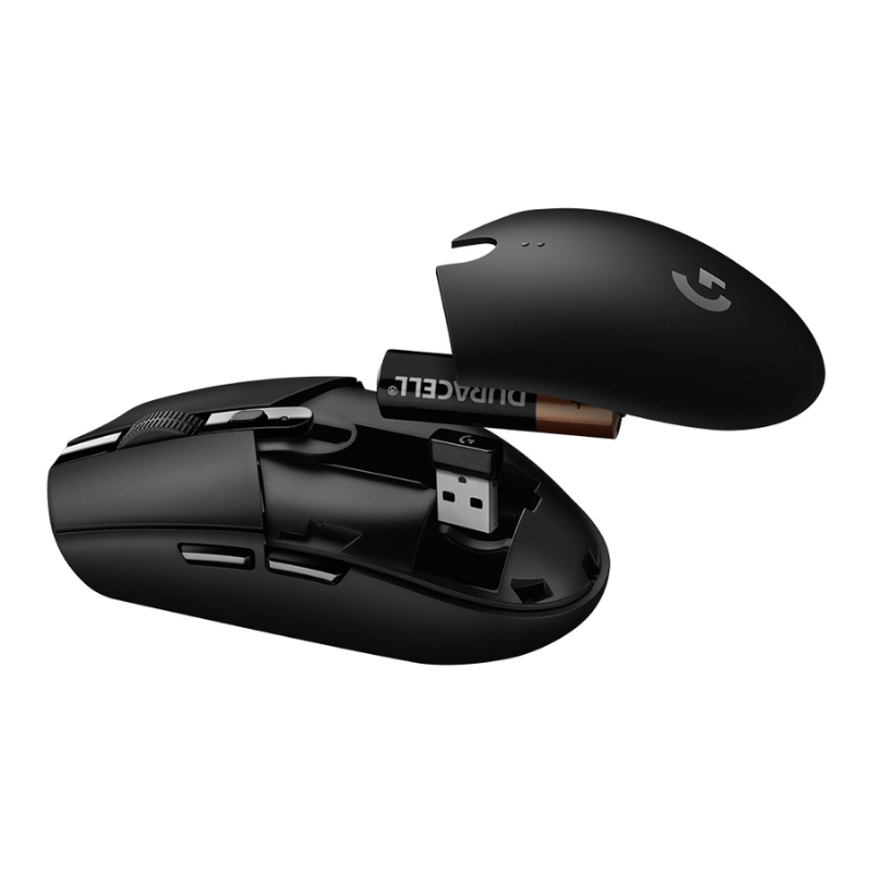 Mouse Gamer Logitech Óptico G305, Inalámbrico, USB, 12.000DPI, Negro