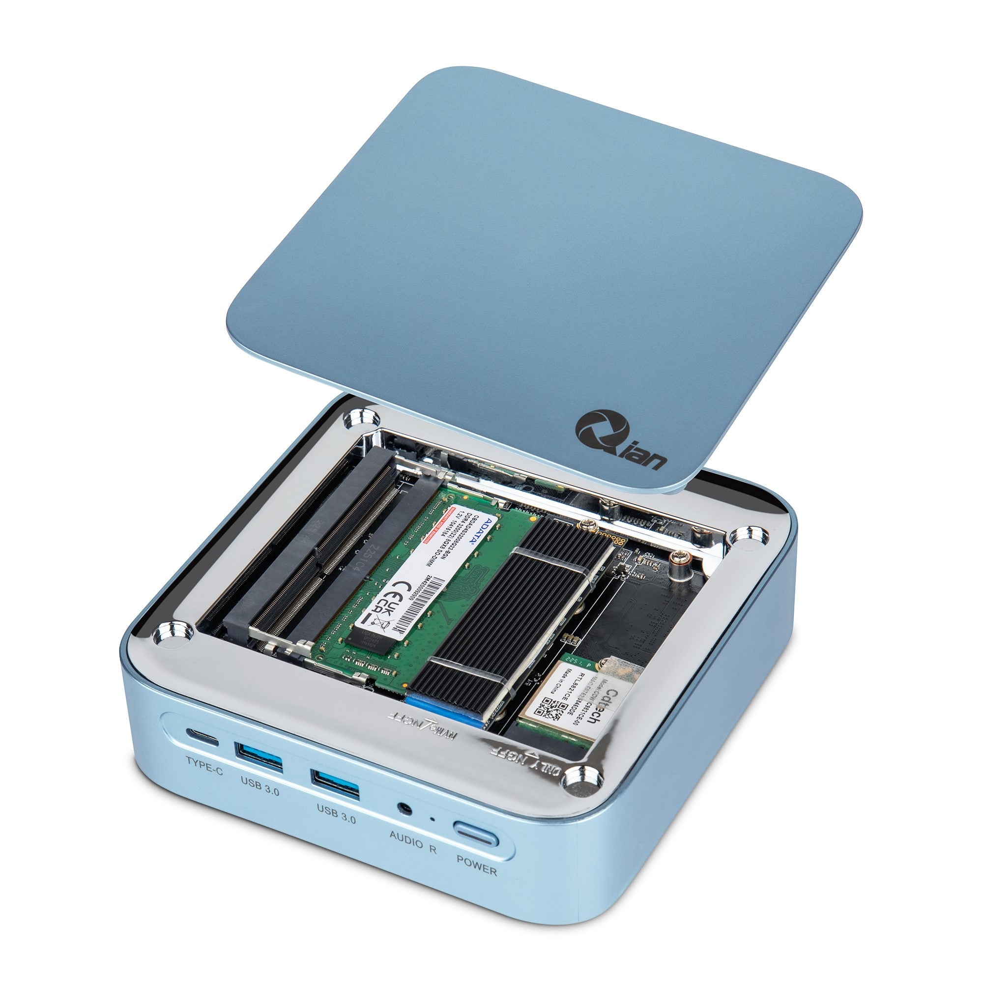 Mini PC Qian QII-11381, Intel Core i3-1115G4, 8GB, 128GB SSD, Windows 11 Prueba