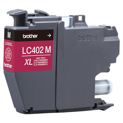 Cartucho Brother LC402XLMS Alto Rendimiento Magenta, 1500 Páginas