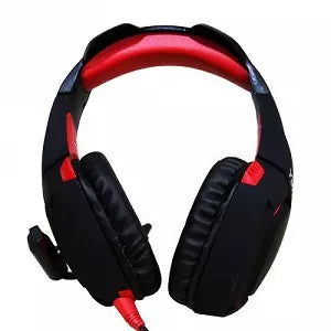 Yeyian Audífonos Gamer Wicked Serie 3000, Alámbrico, 2.2 Metros, USB, Negro/Rojo