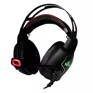 Yeyian Audífonos Gamer Vicious Serie 3000, Alámbrico, 2 Metros, USB/3.5mm, Negro