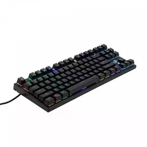Teclado Gamer Yeyian Spark Serie 2000 RGB, Teclado Mecánico, Outemu Blue, Alámbrico, Negro (Español)