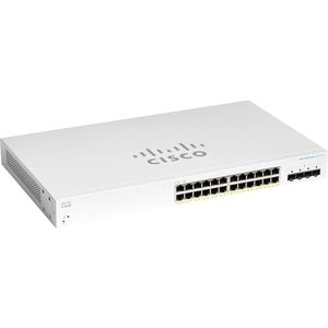 Switch Cisco Gigabit Ethernet Business 220, 24 Puertos 10/100/1000Mbps + 4 Puertos SFP, 56Gbit/s, 8.192 Entradas - Administrable