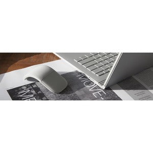 Mouse Microsoft BlueTrack Arc, Inalámbrico, Bluetooth, 1000DPI, Gris