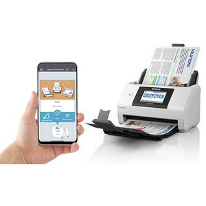 Scanner Epson WorkForce DS-790WN, 600 x 600 DPI, Escáner Color, Escaneado Dúplex, USB 3.0, Negro/Blanco