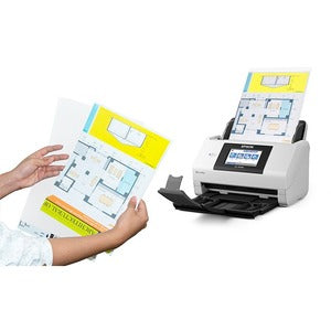 Scanner Epson WorkForce DS-790WN, 600 x 600 DPI, Escáner Color, Escaneado Dúplex, USB 3.0, Negro/Blanco