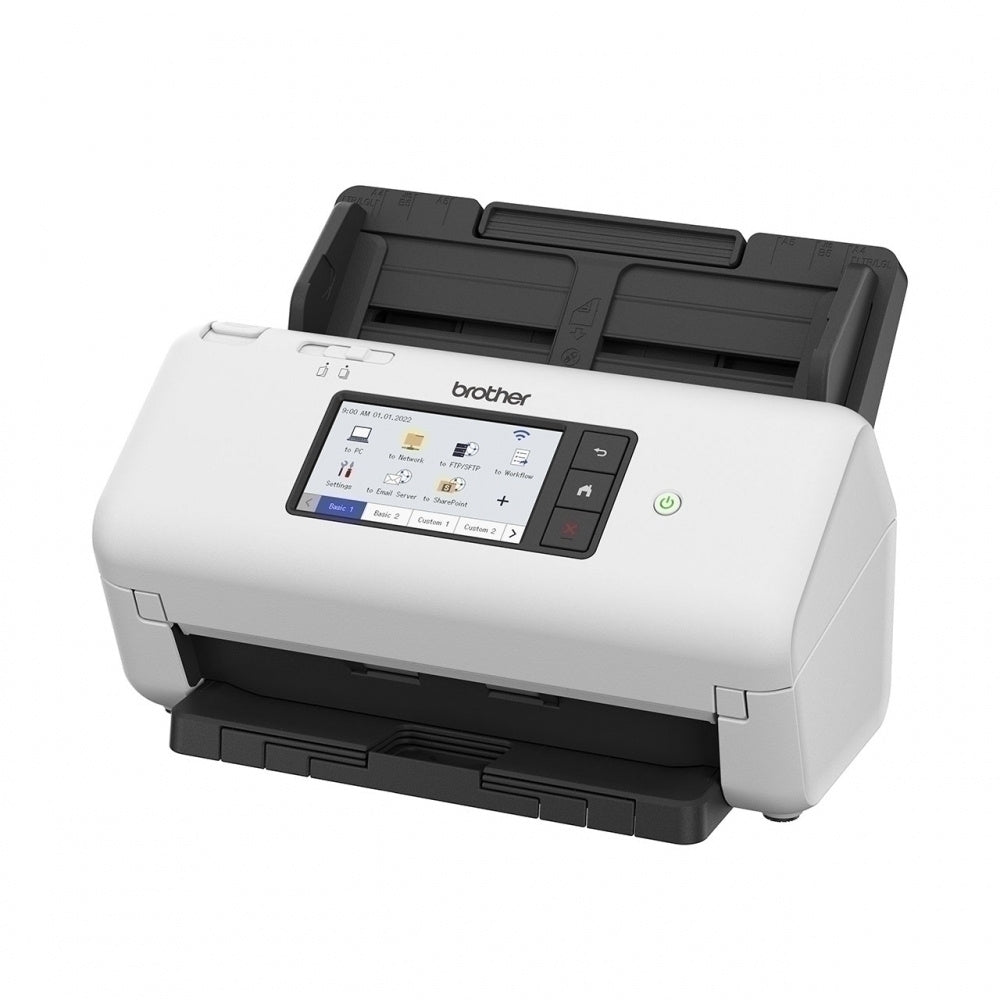 Escáner de superficie plana Brother ADS-4700W - 600 x 600 ppp Óptico - 48 bits Color - 40 ppm