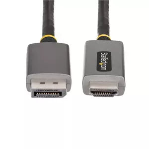 StarTech.com Cable DisplayPort 1.4 Macho - HDMI 2.1 Macho, 144Hz, 2 Metros, Negro/Gris