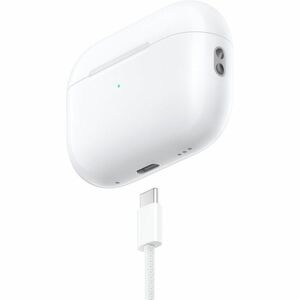 Apple AirPods Pro ( 2da. Generación ), Inalámbrico, Bluetooth, USB-C, Blanco - Incluye Estuche de Carga Inalámbrico y Alámbrico