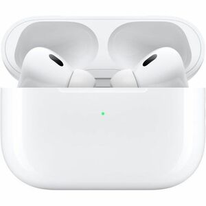 Apple AirPods Pro ( 2da. Generación ), Inalámbrico, Bluetooth, USB-C, Blanco - Incluye Estuche de Carga Inalámbrico y Alámbrico