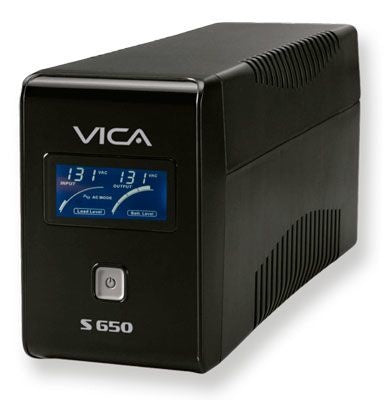 VICA S650, NO-BREAK CON REGULADOR INTEGRADO, capacidad de 650 VA / 360 W, equipo de tamaño