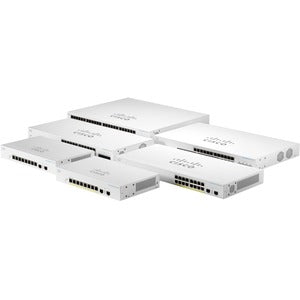 Cisco Switch CBS220 Administrable Smart Capa 2, 24 puertos Gigabit Ethernet, PoE+ con 195W totales,