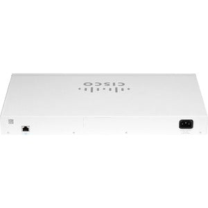 Cisco Switch CBS220 Administrable Smart Capa 2, 24 puertos Gigabit Ethernet, PoE+ con 195W totales,