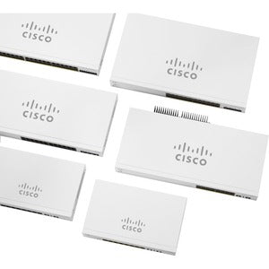 Cisco Switch CBS220 Administrable Smart Capa 2, 24 puertos Gigabit Ethernet, PoE+ con 195W totales,