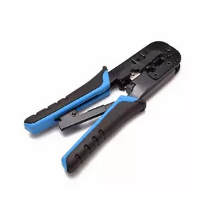 BRobotix Pinza Crimpeadora 180568, RJ-11/RJ-12/RJ-45, Azul