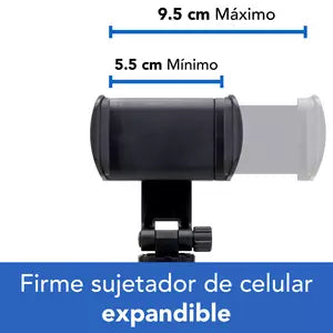 BRobotix Tripíe 4 en 1 651049, hasta 11.5 cm, Negro