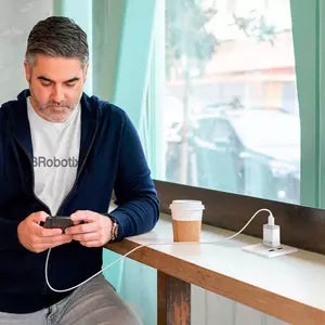 BRobotix Cargador de Pared 6000533, 5V, 1x USB-A, Blanco