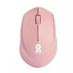 Mouse BRobotix 6000793, Inalámbrico, USB, 1000DPI, Rosa