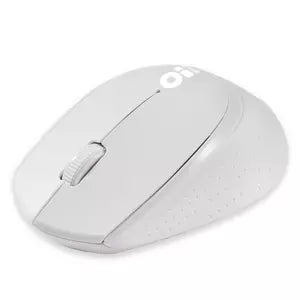 Mouse Ergonómico BRobotix Óptico 6000809, Inalámbrico, USB, 1000DPI, Blanco