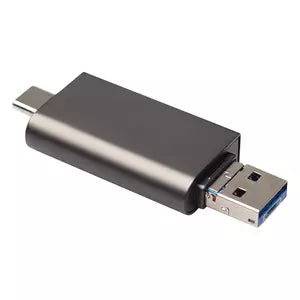 BRobotix Lector de Tarjetas OTG SD/Micro-SD, USB-A/USB-C