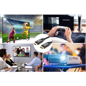 Cable HDMI 2.1 textil M-M 3.0M, 8K@60Hz - Cable for Dispositivo de audio/vídeo, TV, Proyector,