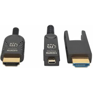 Cable HDMI Fibra Optica M-M 4K@60Hz 30.0M - 18Gbit/s - Admite hasta3840 x 2160 - Oro Contacto