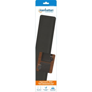 Manhattan Descansa Muñecas, 44.5 x 10cm, Grosor 15mm, Negro
