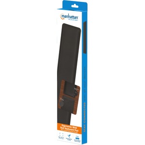 Manhattan Descansa Muñecas, 44.5 x 10cm, Grosor 15mm, Negro
