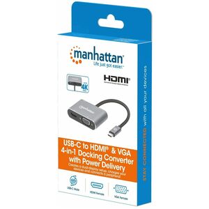 DOCKING USB-C  4 PTOS  HDMIVGA