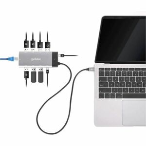 DOCKING USB-C 10PTOS 2XHDMI 5XU
