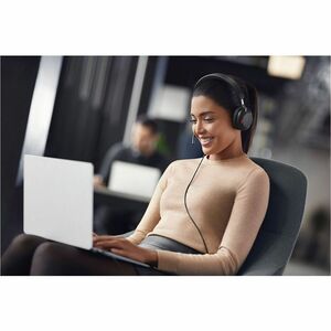 Jabra Audífonos con Micrófono Evolve2 40 SE MS Stereo, Alámbrico, USB-A, Negro