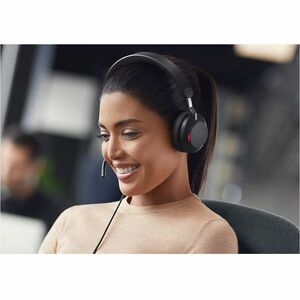 Jabra Audífonos con Micrófono Evolve2 40 SE MS Stereo, Alámbrico, USB-A, Negro