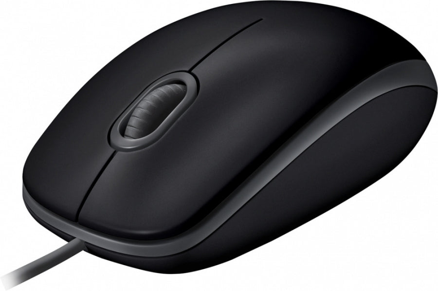Mouse Logitech M110 - USB Tipo A - Óptico - 3 Botón(es) - Negro - Cable - 1000 dpi - Rueda de