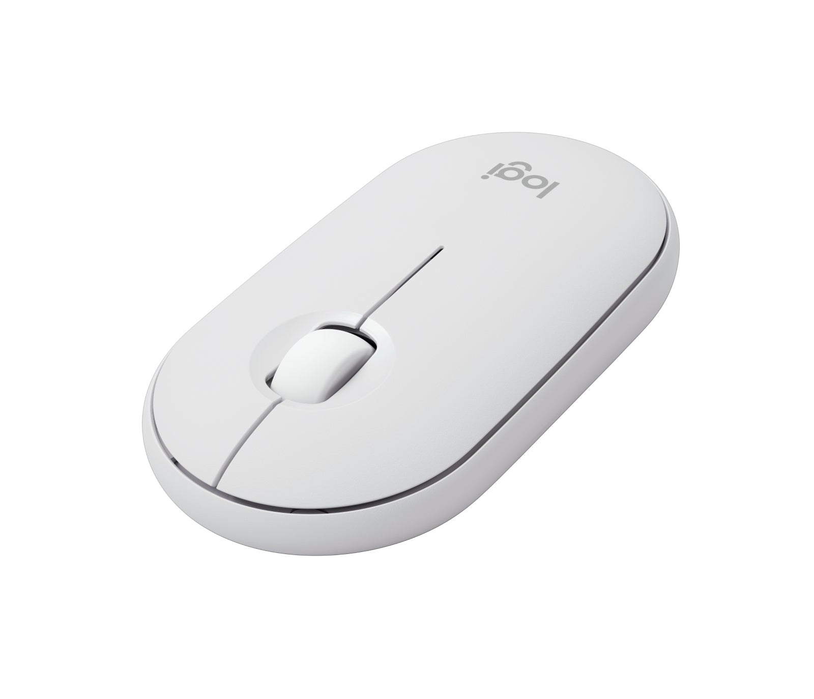 Mouse Logitech Óptico Pebble 2 M350s, Inalámbrico, Bluetooth, 4000DPI, Blanco
