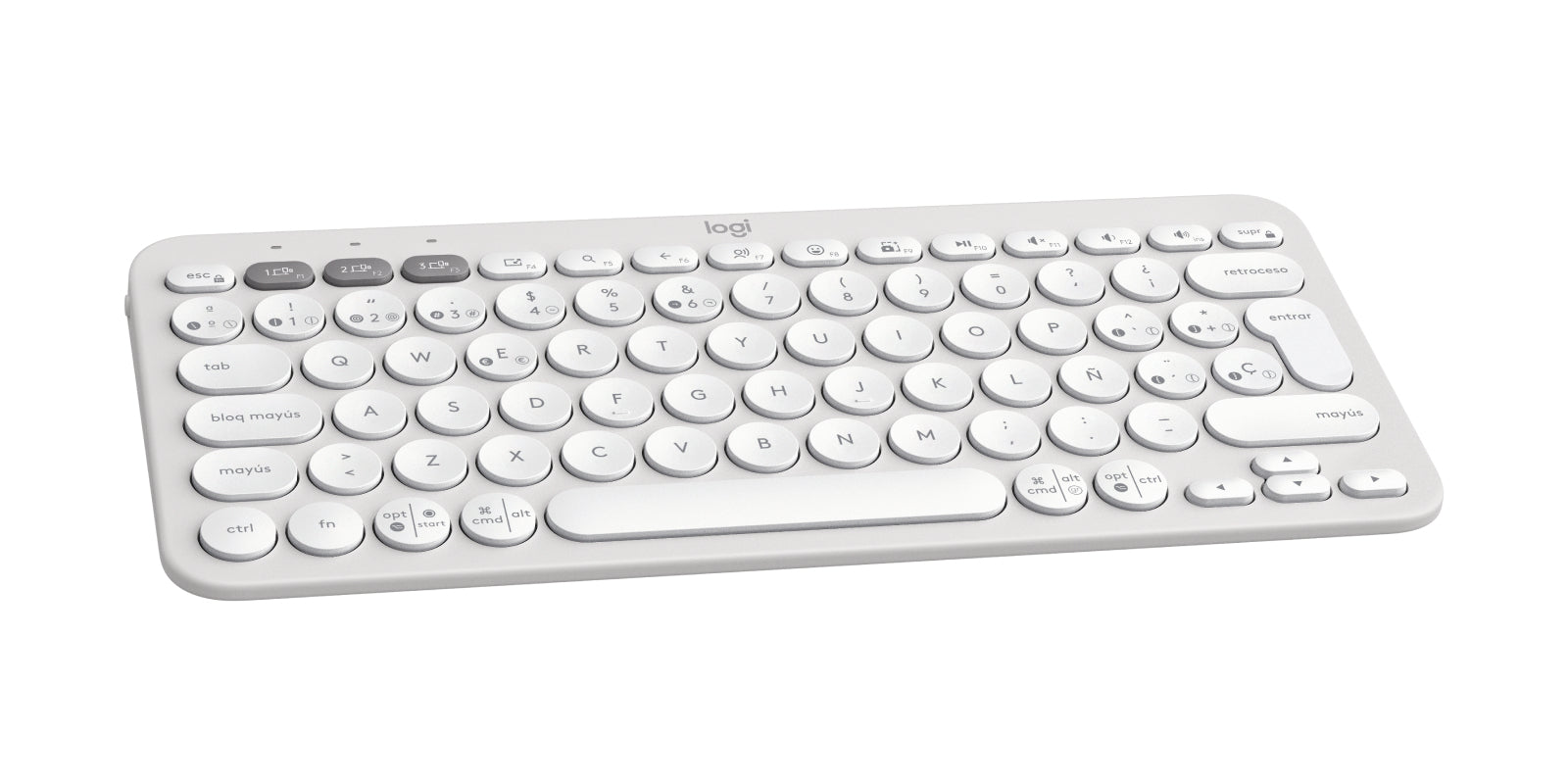 Logitech Pebble Keys 2 K380s Teclado - Inalámbrico Conectividad - USB Interfaz - Español -