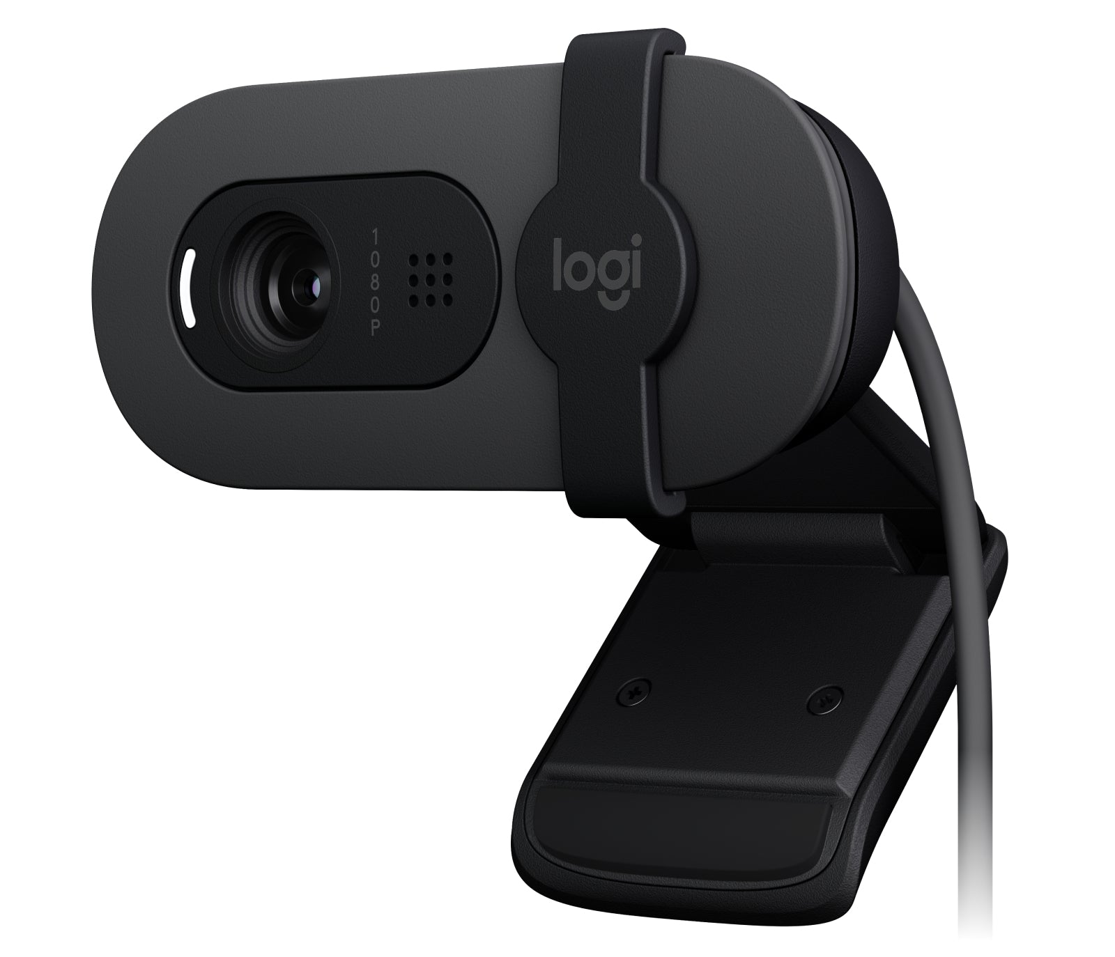 Logitech Webcam Brio 100, 2M, 1920 x 1080 Pixeles, USB-A, Grafito