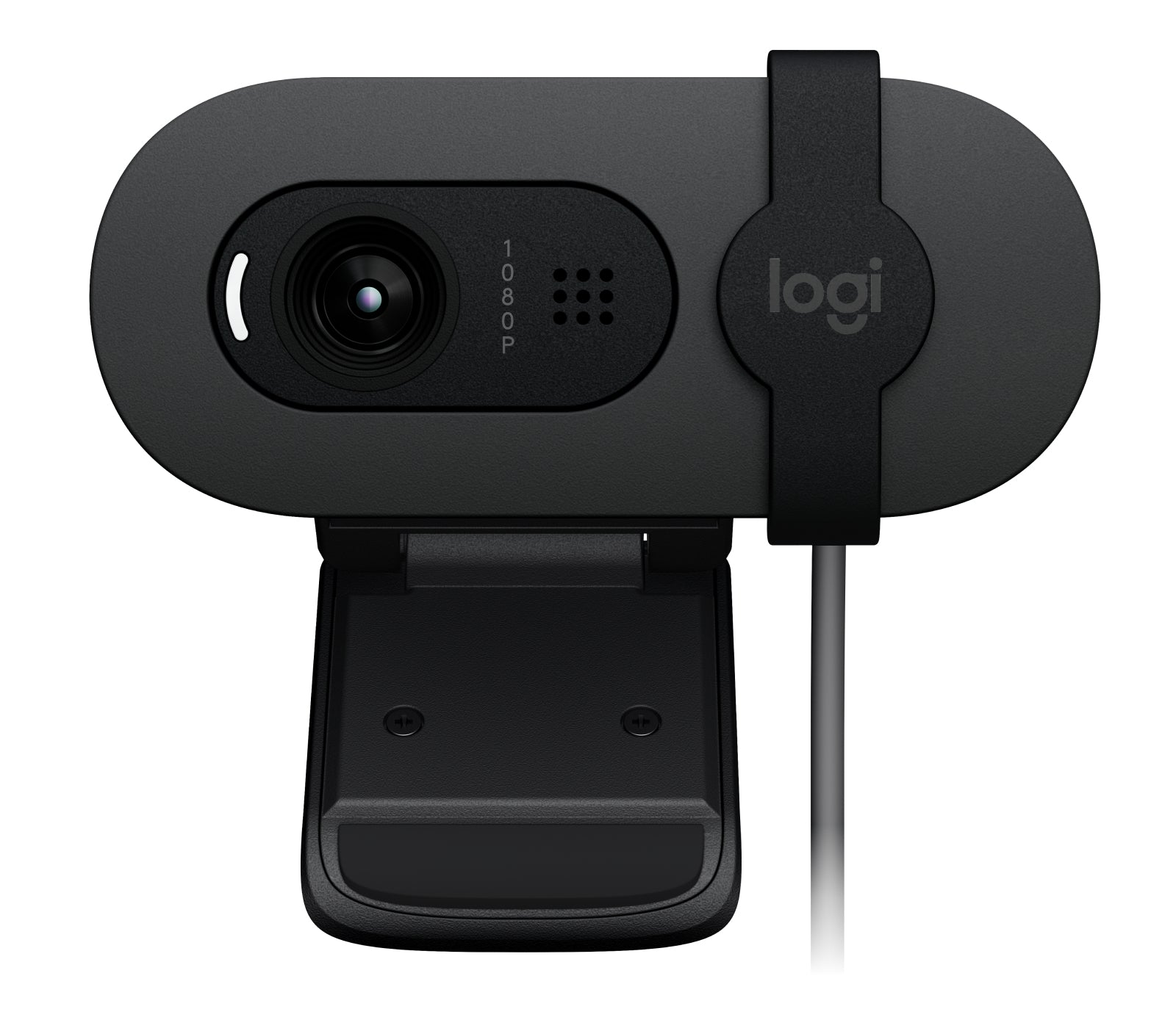 Logitech Webcam Brio 100, 2M, 1920 x 1080 Pixeles, USB-A, Grafito