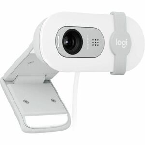 Logitech Webcam Brio 100, 2M, 1920 x 1080 Pixeles, USB-A, Blanco