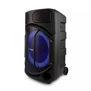 Vorago Bafle con Karaoke KSP-502, Bluetooth, Alámbrico/Inalámbrico, 80W RMS, USB 2.0, Negro - incluye Micrófono