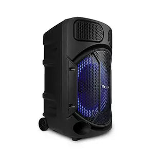 Vorago Bafle con Karaoke KSP-502, Bluetooth, Alámbrico/Inalámbrico, 80W RMS, USB 2.0, Negro - incluye Micrófono
