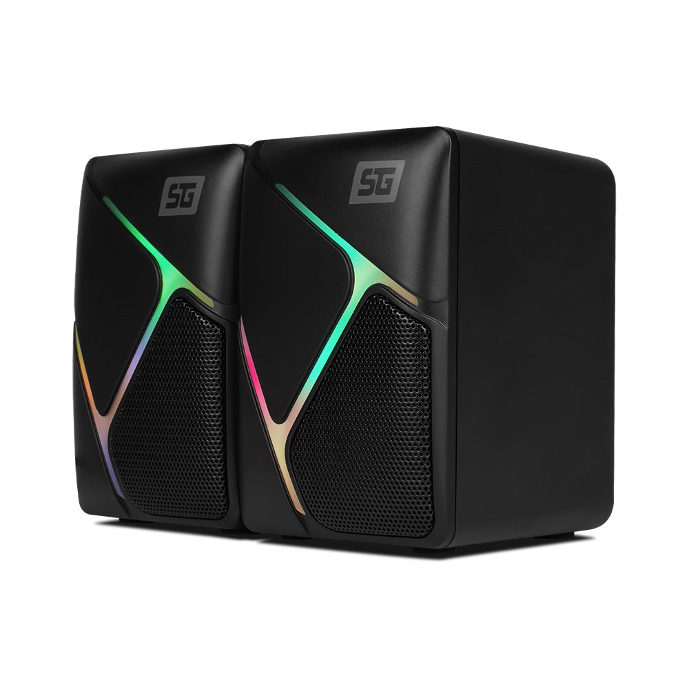 Vorago Bocina Portátil SPK-108, Alámbrico, 2.0 Canales, 6W RMS, Negro
