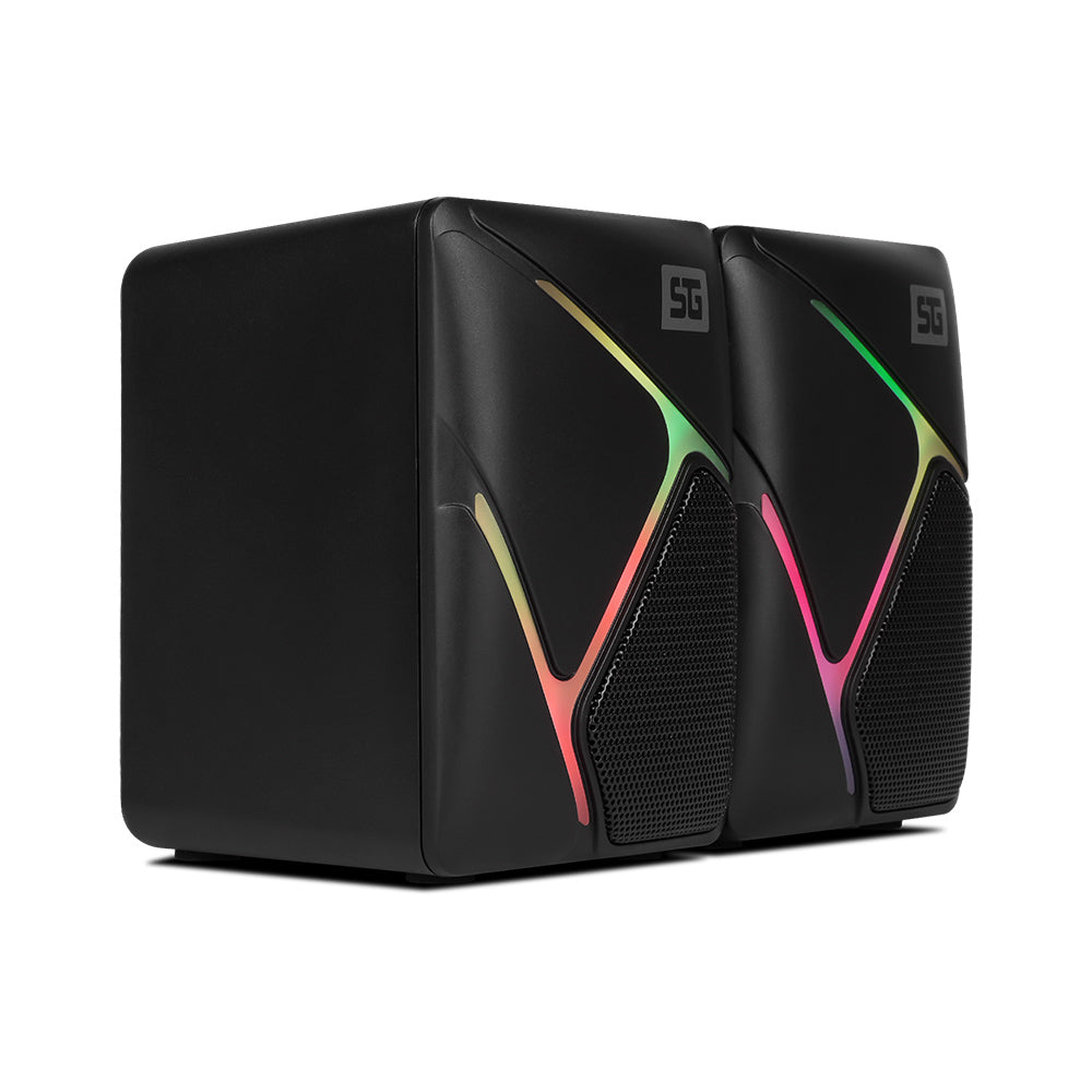 Vorago Bocina Portátil SPK-108, Alámbrico, 2.0 Canales, 6W RMS, Negro